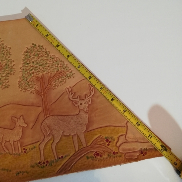 Tooled Leather Wall Art Decor - Picture 11 of 11